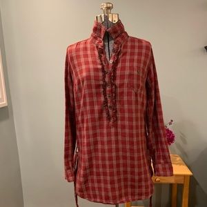 Timeout Plaid Flannel Tunic